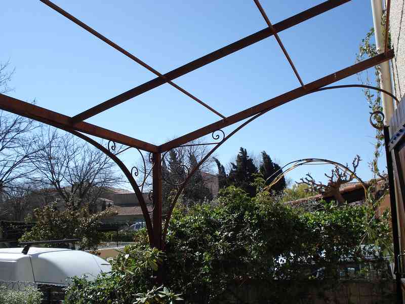 Pergola fer forgé